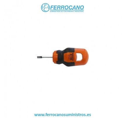 DESTORNILLADOR CARROCERO BAHCO BOCA PLANA MANGO BIMATERIAL 5,0X25 M