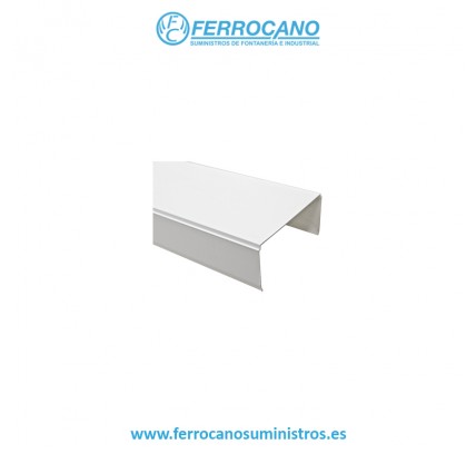BASE CANALETA HEPO AIRE ACONDICIONADO 100X60MM X 2 METROS BLANCO 16206