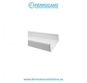 BASE CANALETA HEPO AIRE ACONDICIONADO 100X60MM X 2 METROS BLANCO 16206