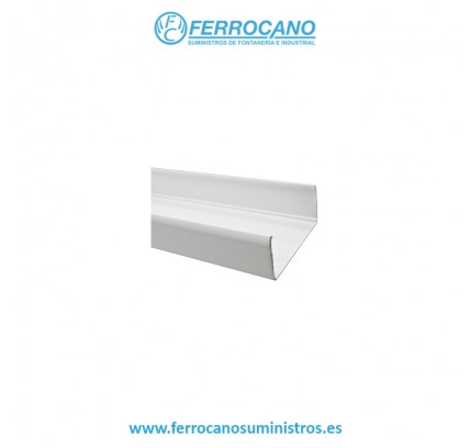 BASE CANALETA HEPO AIRE ACONDICIONADO 100X60MM X 2 METROS BLANCO 16206