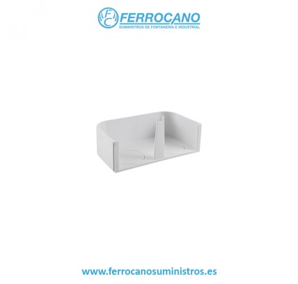 TAPA FINAL CANALETA HEPO 70X60MM BLANCO 16272