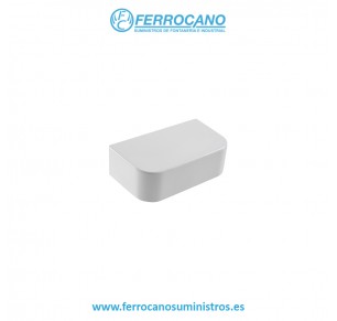 TAPA FINAL CANALETA HEPO 70X60MM BLANCO 16272