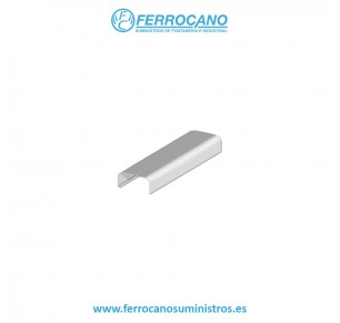 TAPA CANALETA CANALETA HEPO CON TORNILLO 70X40MM X 2 METROS BLANCO 16202